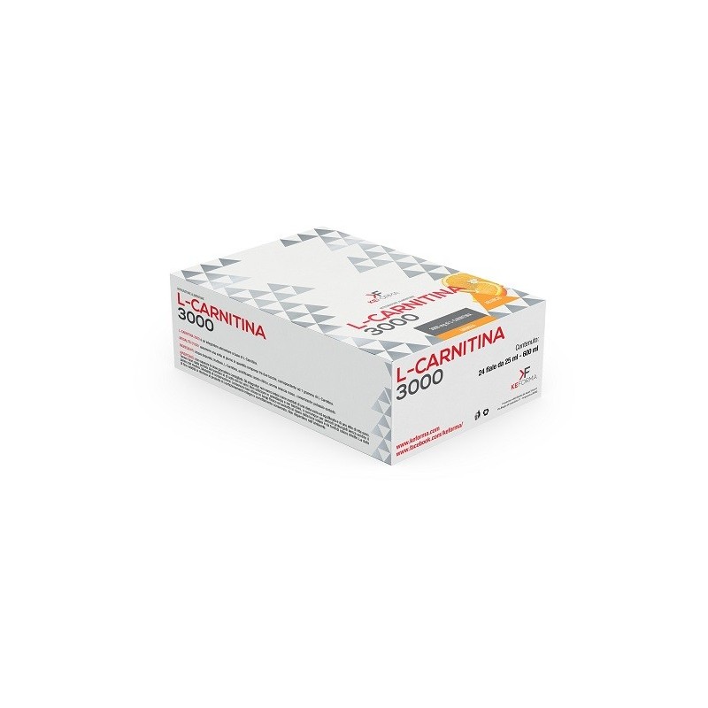 L carnitina 3000 mg 24 flaconcini 25 ml arancia