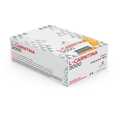 L carnitina 3000 mg 24 flaconcini 25 ml arancia