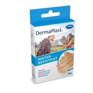 Cerotto strip dermaplast water resistent 5 misure 40 pezzi