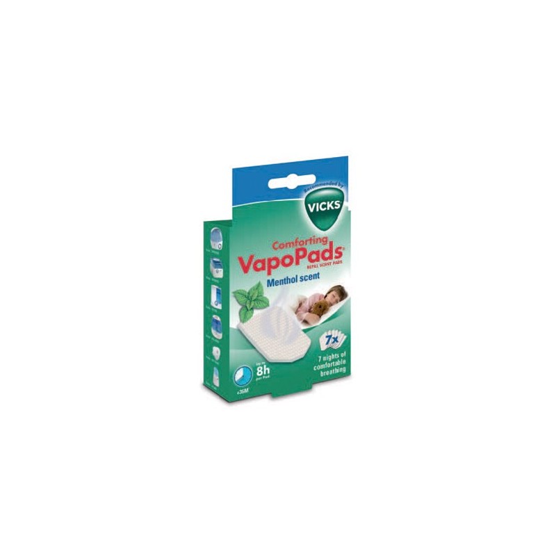 Vicks vapopads menthol scent 7 pezzi Vicks vapopads menthol scent 7 pezzi