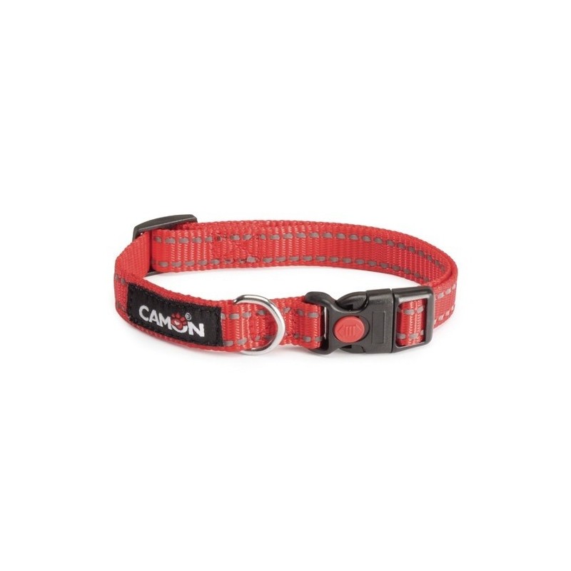 Collare lowtension reflex rosso 25 mm x 42/68 cm Collare lowtension reflex rosso 25 mm x 42/68 cm