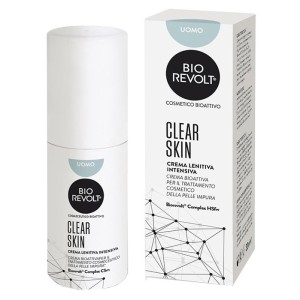 Biorevolt rx clear skin uomo crema lenitiva intensiva bioattiva per pelle impura 30 ml