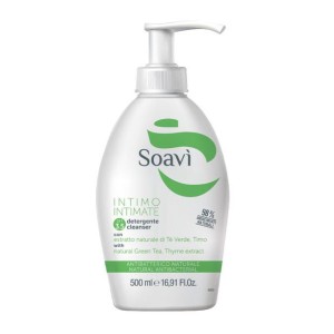 Soavi intimo antibatterico ph3,5 flacone con dispenser 500ml