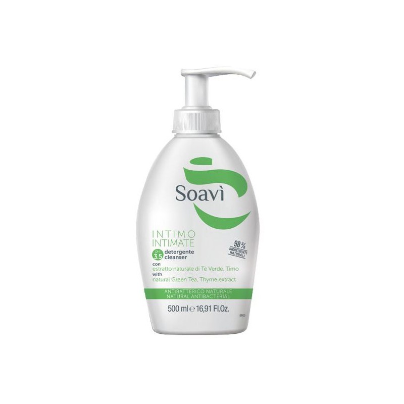 Soavi intimo antibatterico ph3,5 flacone con dispenser 500ml