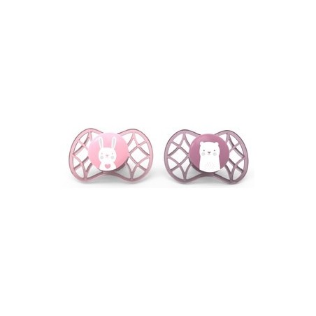 Nuvita 7085 air55 succhietto sym 6m+ glow flamingo
