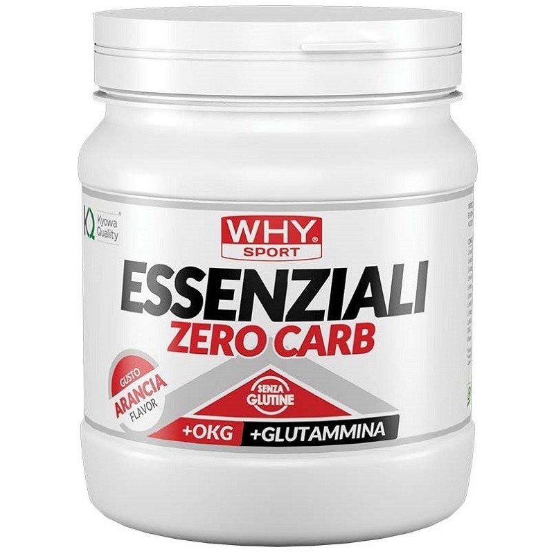 Whysport essenziali zero carb arancia 240 g