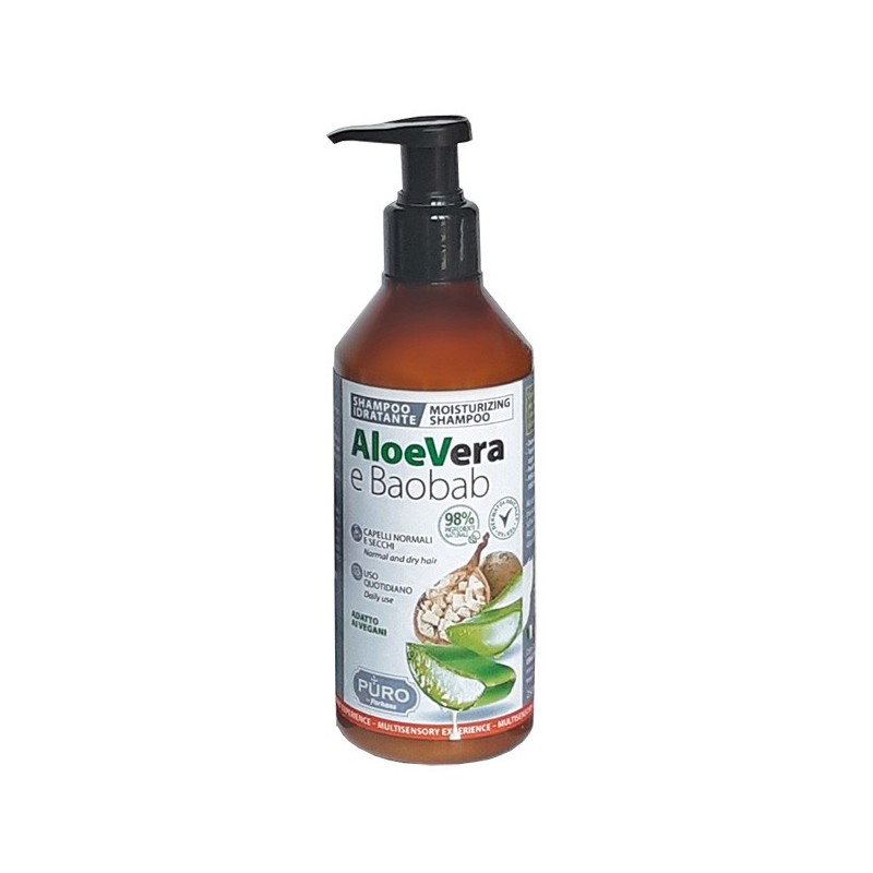 Puro shampoo aloe e baobab 250 ml
