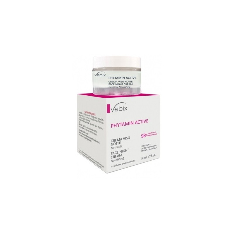Vebix phytamin crema viso notte nutriente 50 ml