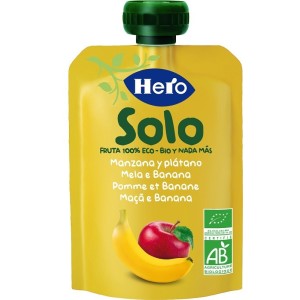 Hero solo frutta frullata 100% bio mela/banana 100 g