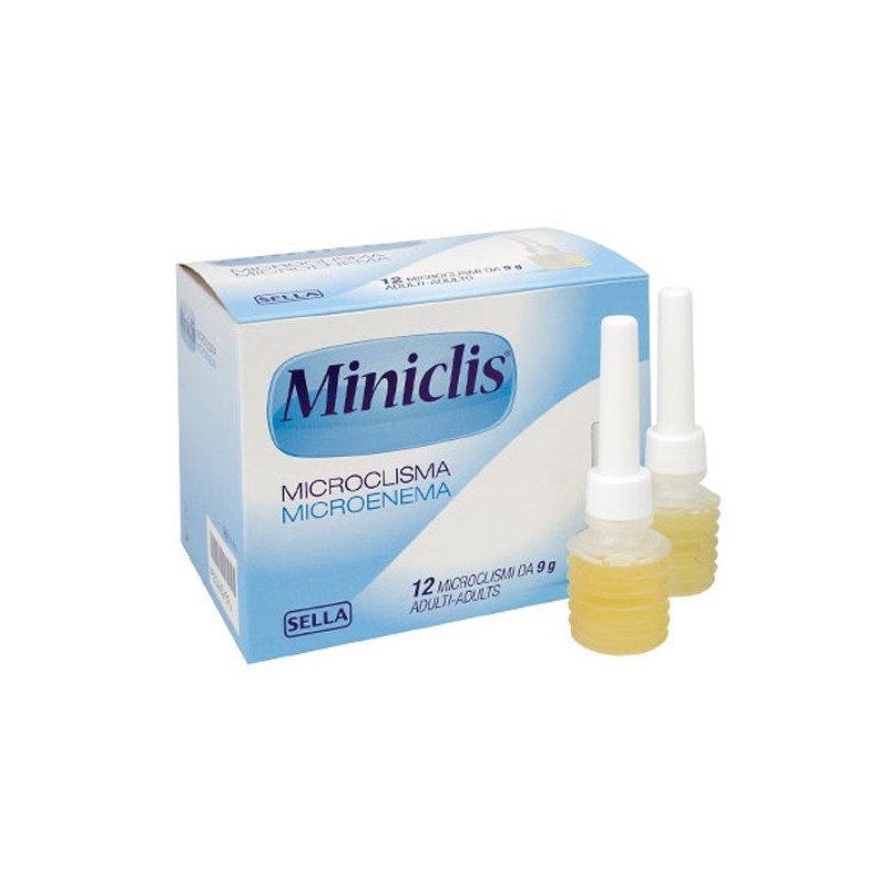 Miniclis adulti 9 g 12 microclismi