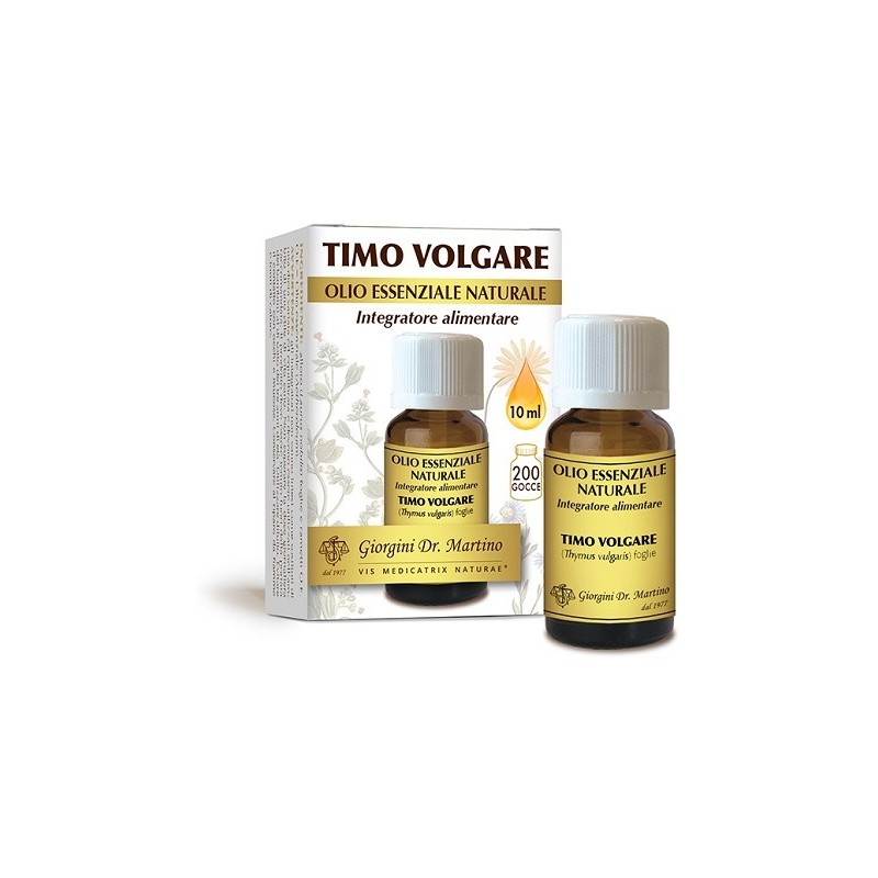 Timo volgare olio essenziale naturale 10 ml Timo volgare olio essenziale naturale 10 ml