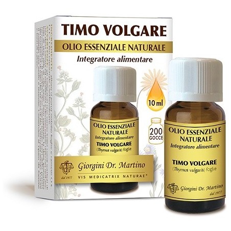 Timo volgare olio essenziale naturale 10 ml