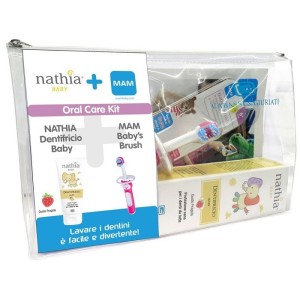 Oral care kit neutro 1 dentifricio baby nathia 50 ml + 1 mambaby's brush