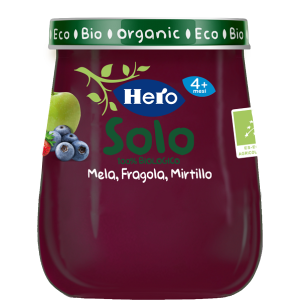 Hero baby solo omogeneizzato mela fragola mirtillo 120 g