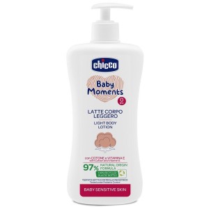 Chicco baby moments latte corpo sensitive leggero 500 ml