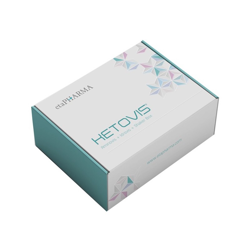 Ketovis box 1 idrovis 20 bustine + 1 aminovis 30 bustine + 1shaker