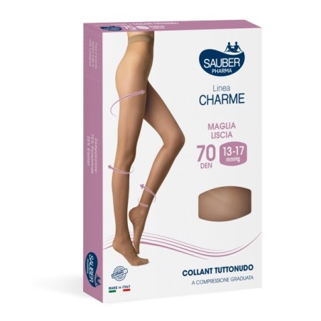 Sauber charme collant 70 denari tuttonudo ml medio 1