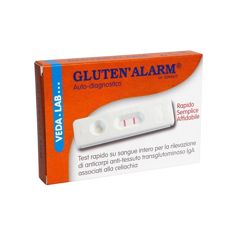 Gluten alarm celiachia test 1 pezzo Gluten alarm celiachia test 1 pezzo