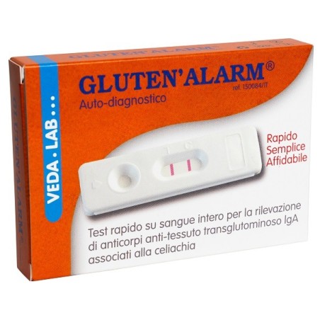 Gluten alarm celiachia test 1 pezzo Gluten alarm celiachia test 1 pezzo