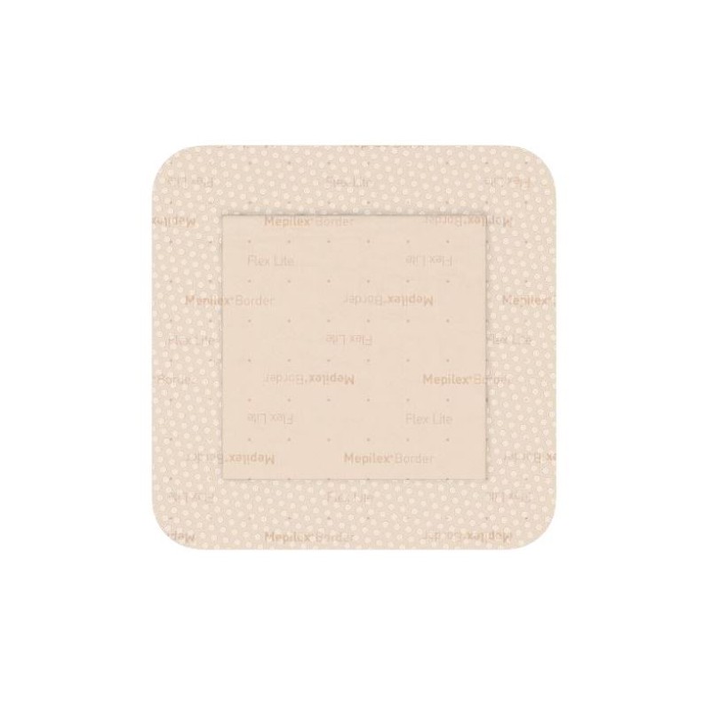 Medicazione in schiuma di poliuretano mepilex border flex lite 7,5x7,5 cm 5 pezzi