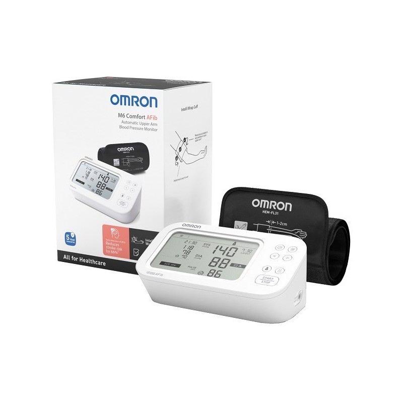 Sfigmomanometro da braccio omron m6 comfort afib