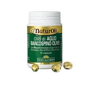 Naturoli olio di aglio biancospino olivo 70 perle