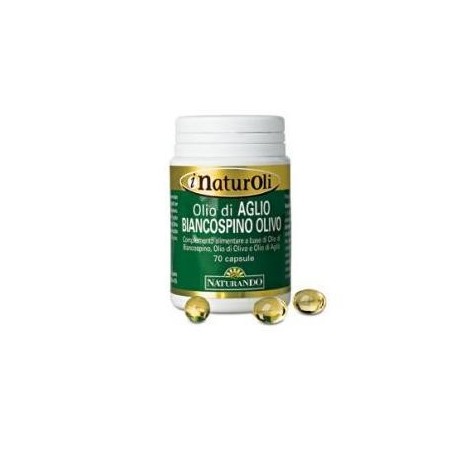 Naturoli olio di aglio biancospino olivo 70 perle
