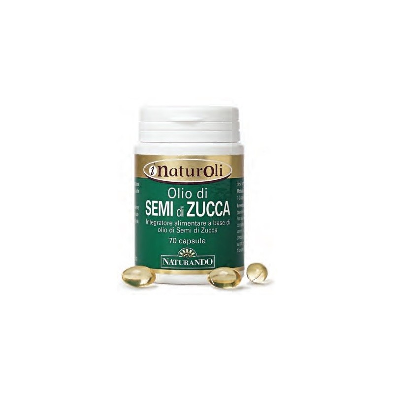Naturoli olio di semi di zucca 70 capsule Naturoli olio di semi di zucca 70 capsule