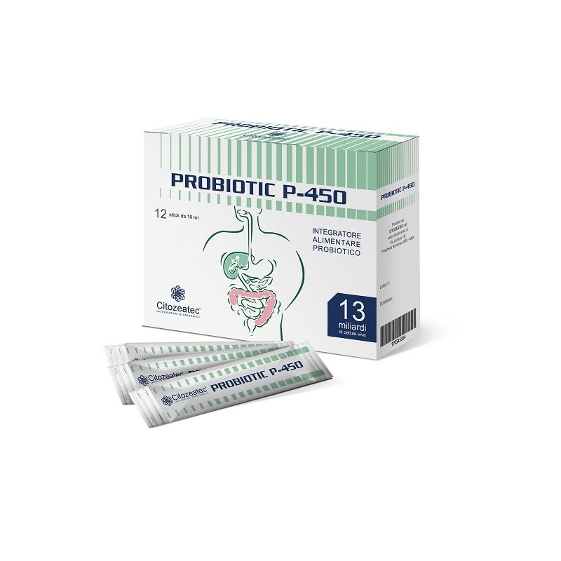 Probiotic p-450 12 stick monodose 10 ml