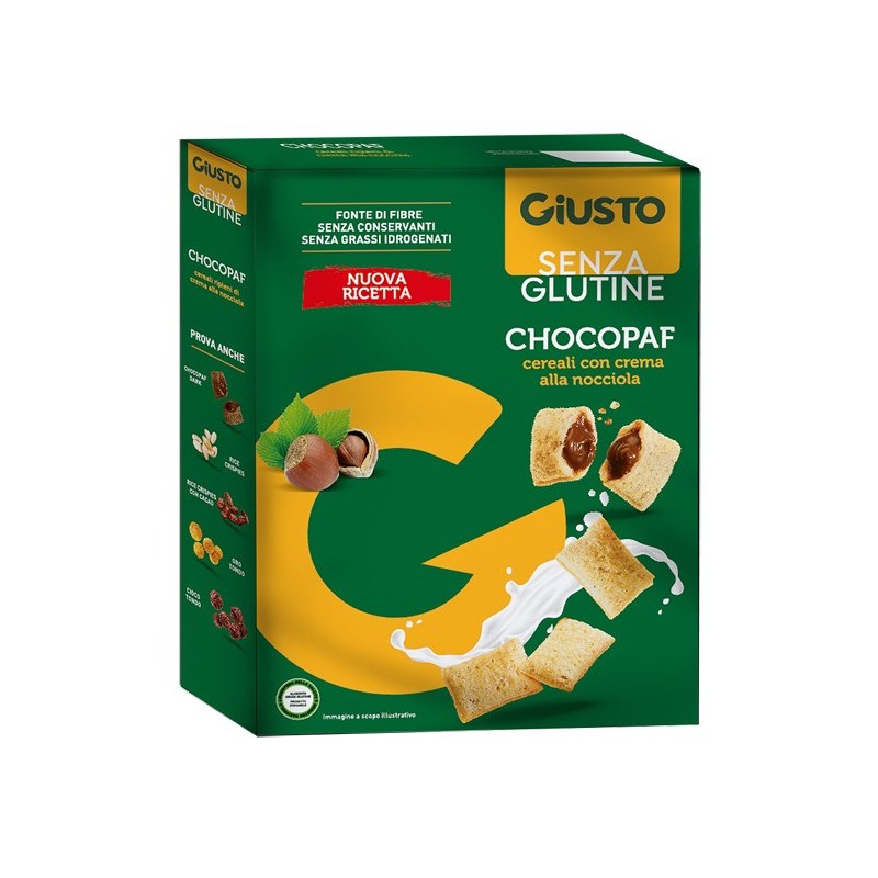 Giusto senza glutine chocopaf 250 g