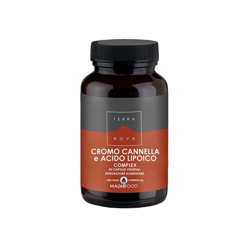 Terranova cromo/cannella/acido lipoico complex 50 capsule