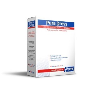 Garza in tessuto non tessuto pura soft 10x10cm 100 pezzi