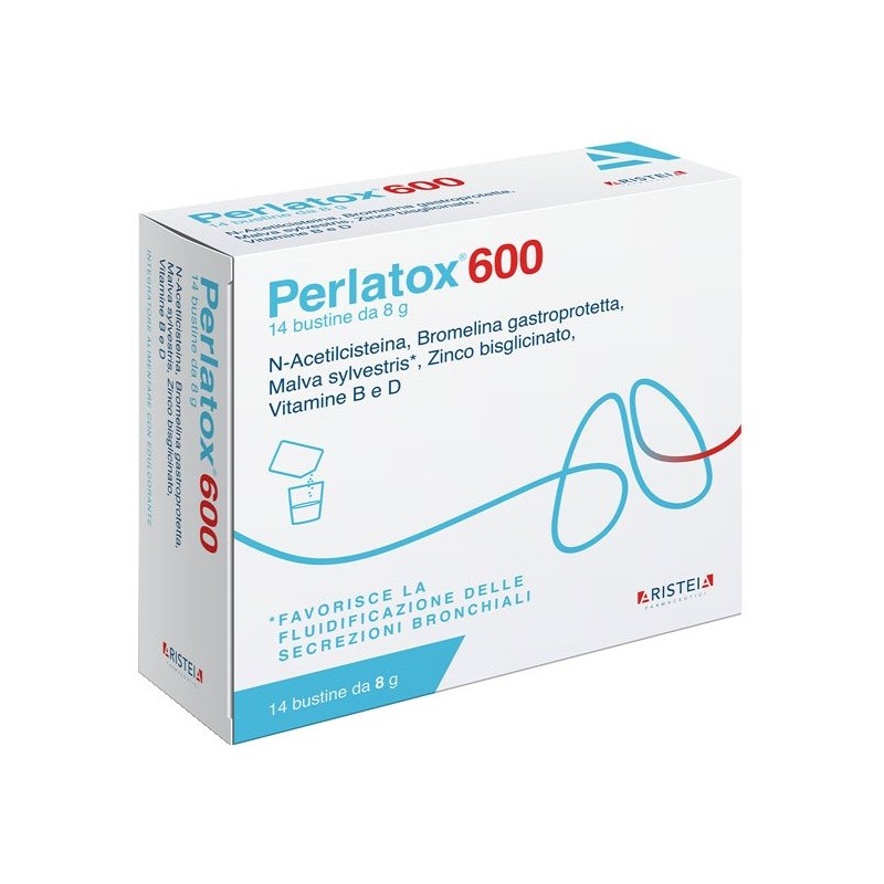 Perlatox 600 14 bustine nuova formulazione