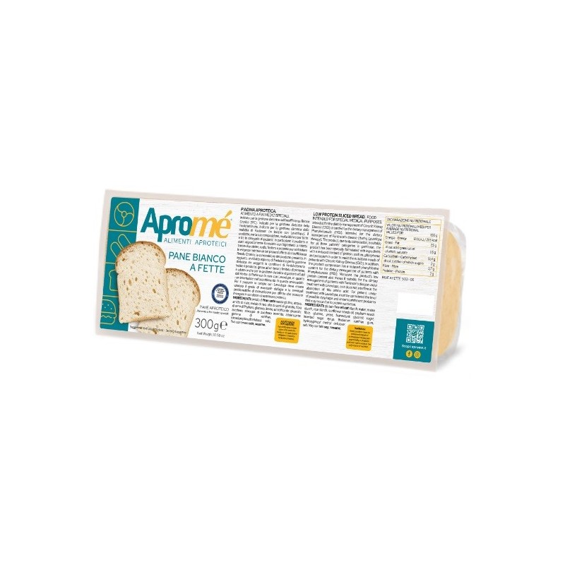 Aprome' pane bianco fette 300 g