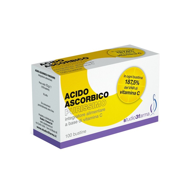 Acido ascorbico 100 bustine Acido ascorbico 100 bustine