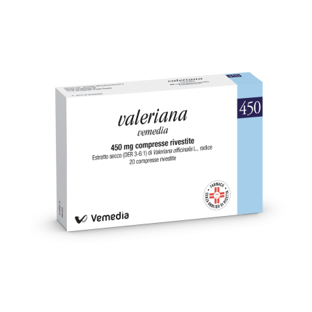 Valeriana vemedia 450 mg compresse rivestite