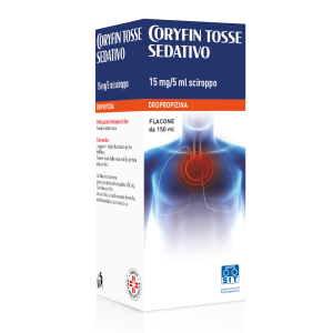 Coryfin tosse sedativo sciroppo 150 ml 15 mg/5 ml