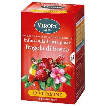 Viropa 10 vit fragola del bosco 15 bustine