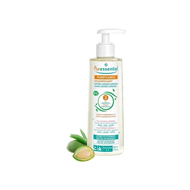 Puressentiel sapone surgras bio 500 ml