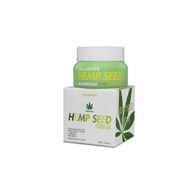 Lalarecipe hemp seed cream viso idratante 50 ml