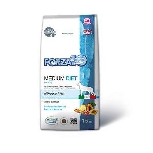 Forza10 medium diet con pesce per cani di media taglia microcapsules 1,5 kg