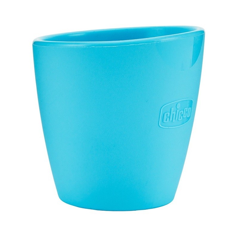 Chicco biberon silicone azzurro 6 mesi+ Chicco biberon silicone azzurro 6 mesi+