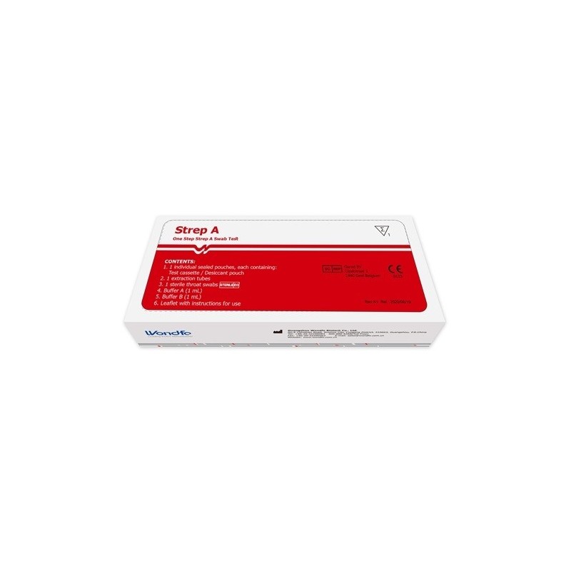Test one step strep a determinazione qualitativa antigeni streptococco a in tampone faringeo autodiagnostico
