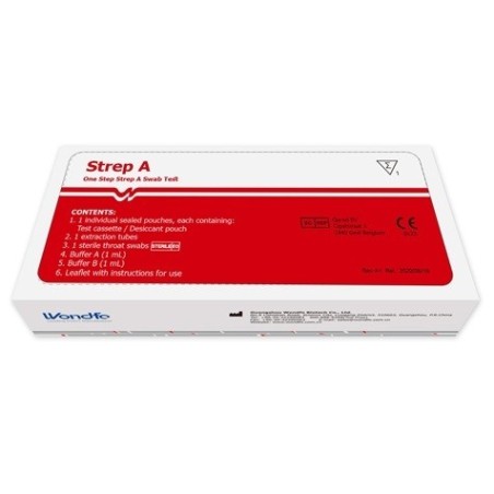 Test one step strep a determinazione qualitativa antigeni streptococco a in tampone faringeo autodiagnostico