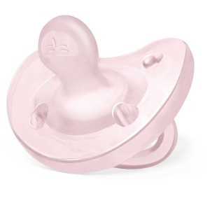 Chicco gommotto silicone rosa 2-6 mesi 1 pezzo