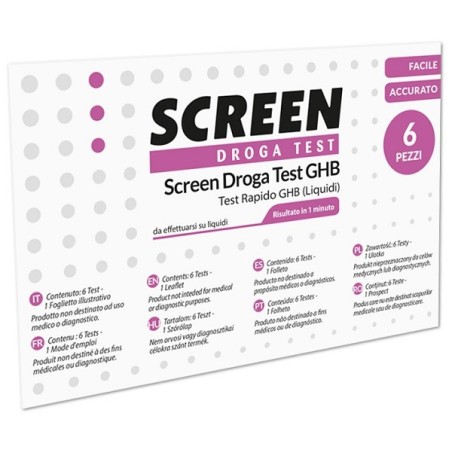 Screen droga test ghb test rapido 6 pezzi