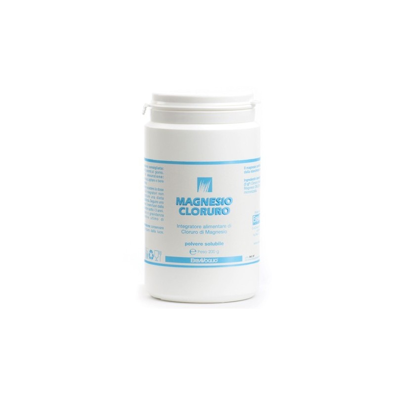 Magnesio cloruro polvere 200 g Magnesio cloruro polvere 200 g