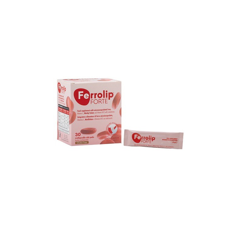 Ferrolip forte 30 stick packs da 1,8 g gusto limone