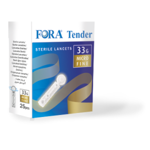 Lancette pungidito fora tender 33 gauge 25 pezzi