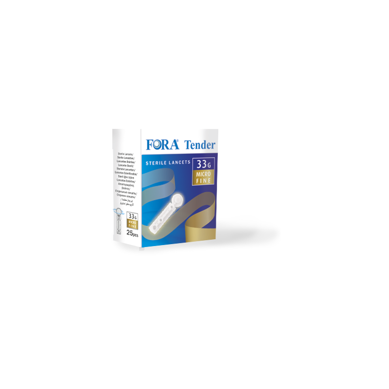 Lancette pungidito fora tender 33 gauge 25 pezzi